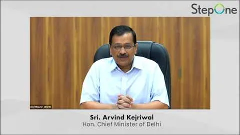 Arvind Kejriwal speaking about Project StepOne